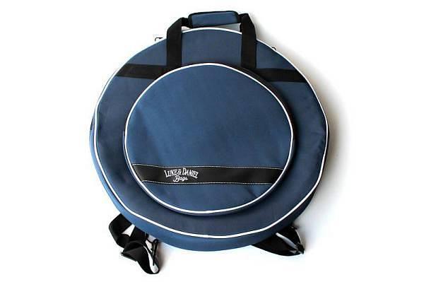 Luke & Daniel 11615D - borsa imbottita per piatti 20" con tracolle a zaino - serie blue