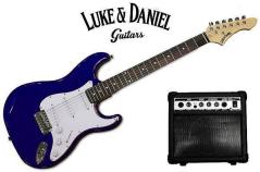 Luke & Daniel BP100kitBLS - Kit basso elettrico con amplificatore custodia tracolla