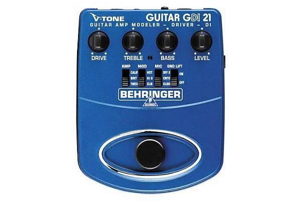 Behringer GDI21 - direct box con simulazione per chitarra elettrica