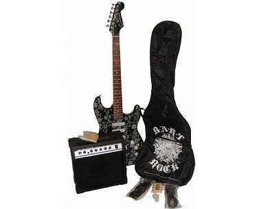 The Simpsons Pack chitarra elettrica "Bart" nera