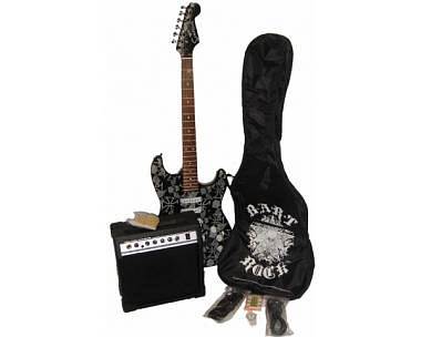 The Simpsons Pack chitarra elettrica "Bart" nera