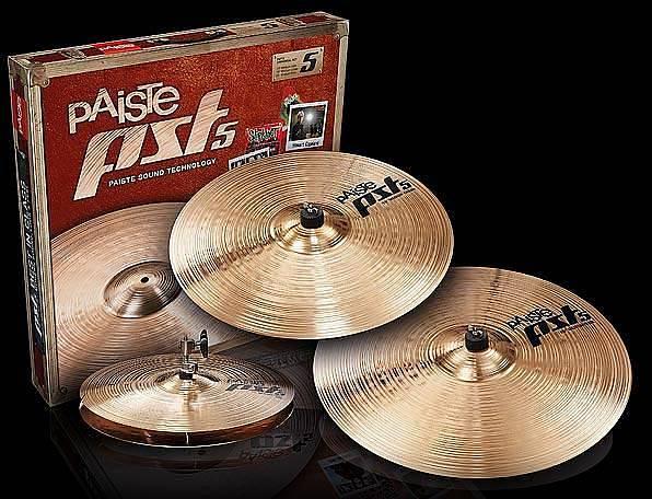 Paiste PST5 Universal set - 14" Medium hats + 16" Medium crash + 20" Medium ride