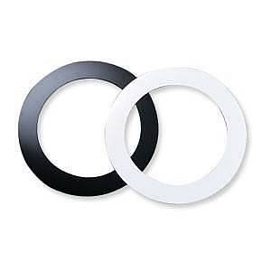 Remo DynamO 5" nero -  rinforzo adesivo per tagliare il foro nella pelle della grancassa