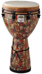 Remo Djembe 14" Leon Mobley Multi Mask design