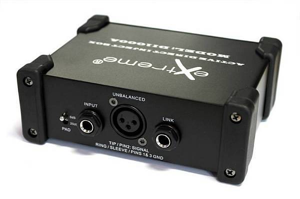 Extreme DI1000A - Direct Box attiva con link e pad - extd1000