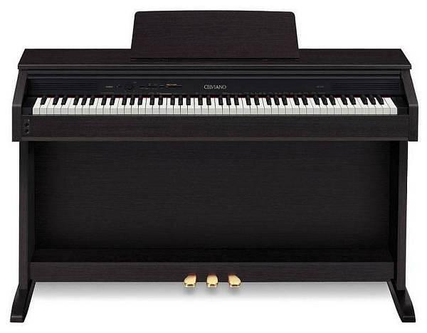 Casio AP 260 BK Celviano - pianoforte digitale con mobile, leggio e pedaliera.