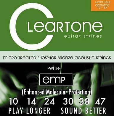Cleartone Extra Light Acoustic 10-47 - con EMP - 7410
