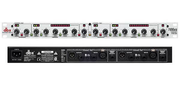dbx 166XS compressore gate limiter professionale