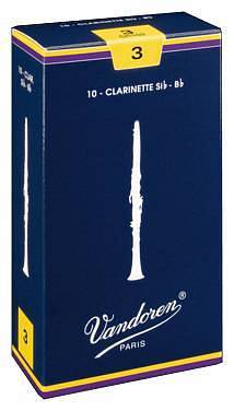 Vandoren ancia per clarinetto Sib - 1,5 - scatola 10 ance