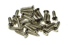 Parts Planet WO2,1x10N - 50 viti testa ovale per battipenna Stratocaster