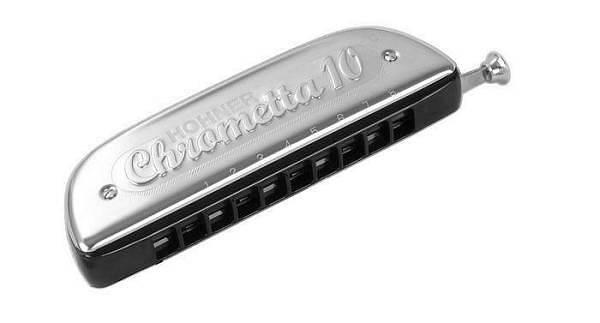 Hohner 253/40 Chrometta 10 - armonica a bocca cromatica 2 ottave e mezzo