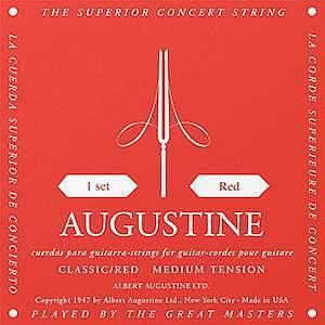 Augustine Classic Red Strings - bassi alta tensione acuti normali