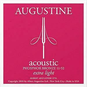 Augustine Acoustic extra light - muta di corde phosphor bronze 11-52