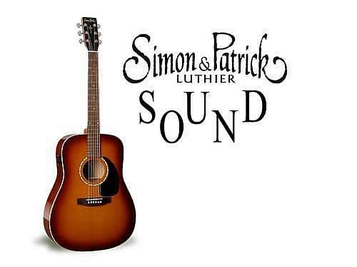 Simon & Patrick Vintage Burst Dreadnought con B-Band A3T - Chitarra acustica canadese