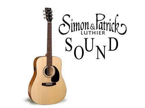 Simon & Patrick Woodland Spruce - chitarra acustica canadese - elettrificata con B-Band A3T