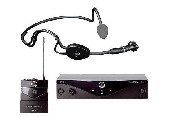 AKG WMS45 Perception Wireless Sports Set - radiomicrofono ad archetto - B1 FREQ. 748-751 MHZ