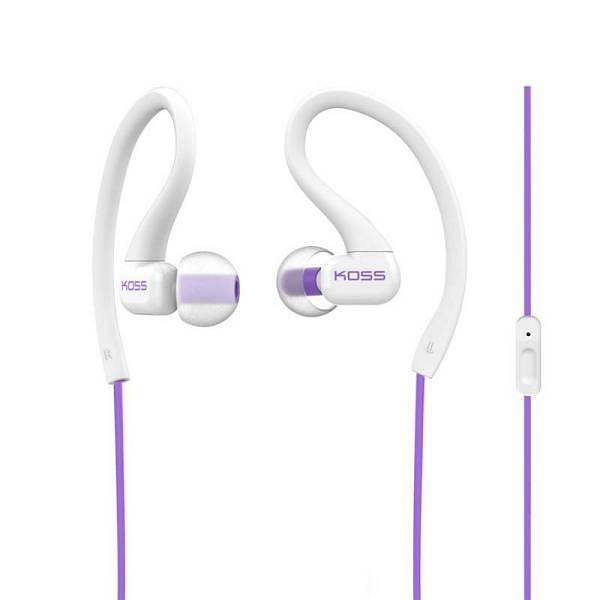 Koss KSC32i V FitClips - colore viola - auricolare clip - musica e cellulare