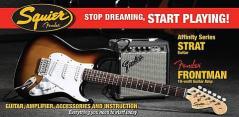 Squier by Fender Squier Affinity Strat Pack W/Frontman 10G AMP - BSB