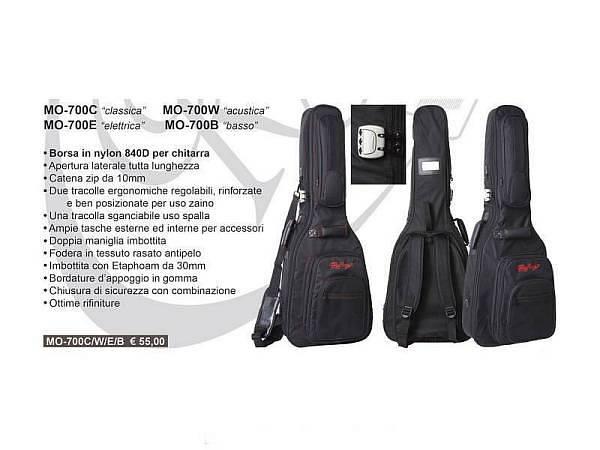 Roling's MO700C - custodia imbottita 30mm per chitarra classica