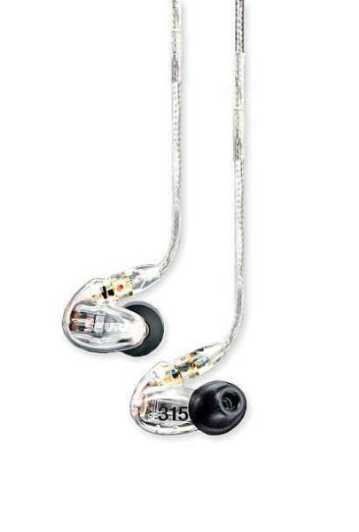 Shure SE315-CL - cuffie auricolari professionali ad isolamento sonoro