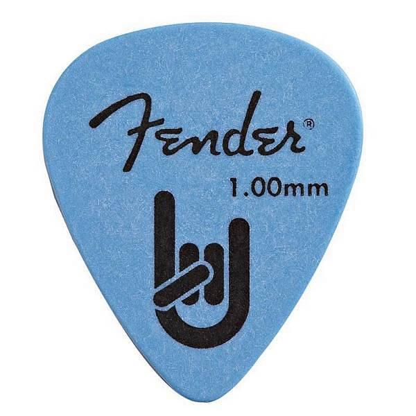 Fender Rock on - confezione 72 plettri - misura 1.00 mm