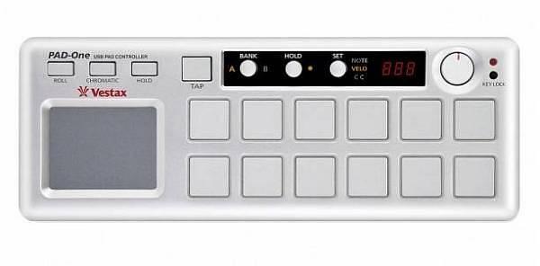 Vestax Pad One - controller MIDI USB - in alluminio