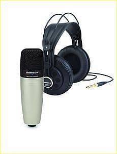 Samson C 01/SR850 Microfono a Condensatore + Cuffie