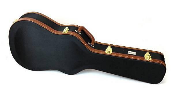 Luke & Daniel WCC6 - custodia rigida in legno per chitarra classica - tessuto tweed vintage