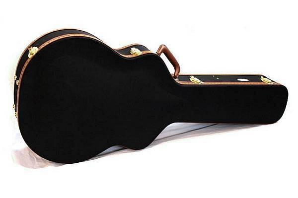 Luke & Daniel WJC6 - custodia rigida in legno per chitarra acustica jumbo - tessuto tweed vintage