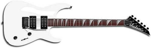 Jackson JS Series Dinky JS22 DKA Arch Top Amaranth fingerboard Snow white