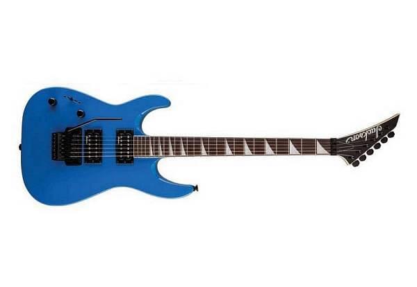 Jackson JS Series Dinky JS32 DKA Arch top Amaranth fingerboard LH Bright blue