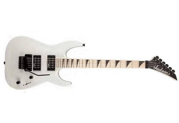 Jackson JS Series Dinky JS32 DKAM Arch Top MN Snow white