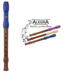 Hohner B95852 flauto dolce diteggiatura tedesca - colore testa blu