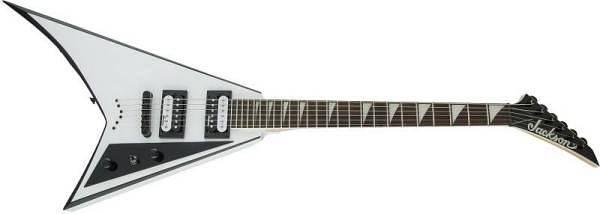 Jackson JS Series Rhoads JS32T Amaranth fingerboard White w/Black Bevels