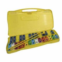 OQAN QPP-25 Glockenspiel metallofono con note colorate