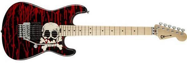 Charvel Warren DeMartini Signature  Pro-Mod Blood and Skull