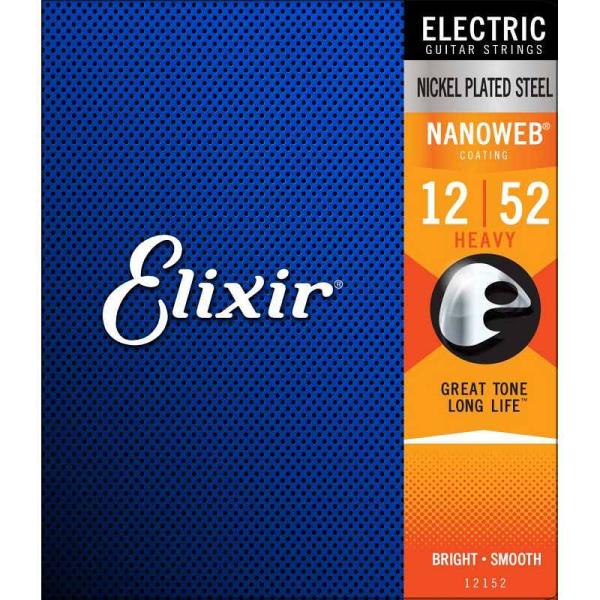 Elixir muta per chitarra elettrica Heavy 12-52 - Nanoweb coating - 12152
