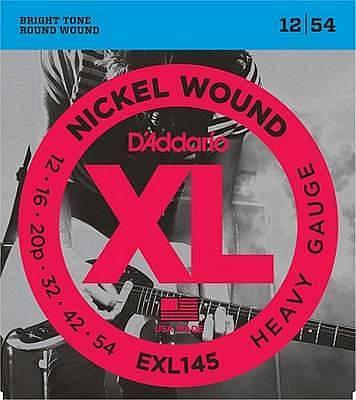 D'Addario EXL 145 Heavy Gauge - corde 12-54 per chitarra elettrica