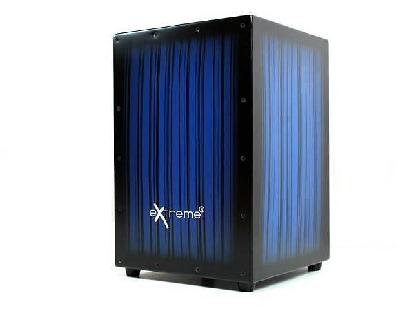 Extreme DB01-BLS - cajon a 3 cordiere - con borsa - blu sfumato