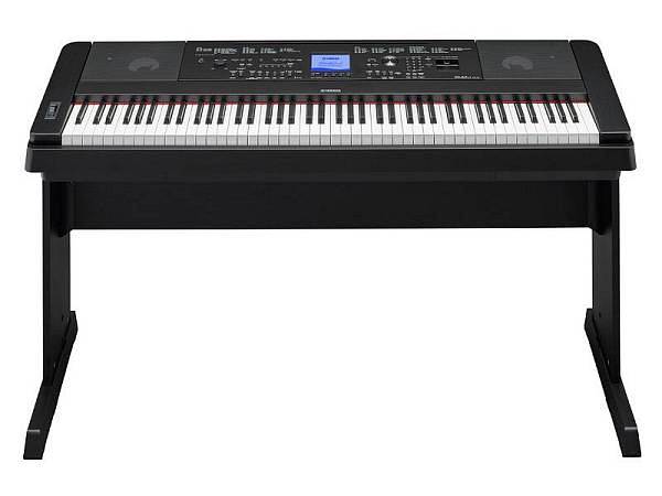 Yamaha DGX660B portable grand - pianoforte digitale e arranger con supporto