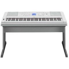 Yamaha DGX660WH portable grand - pianoforte digitale e arranger con supporto