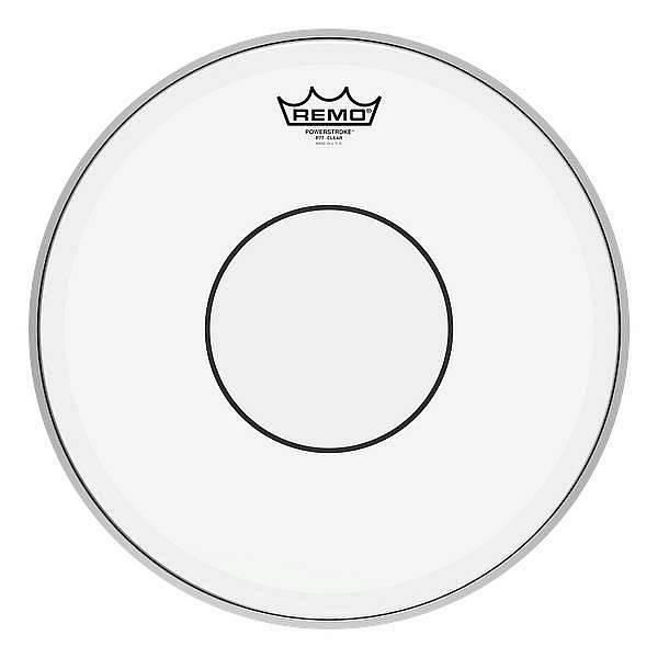 Remo Powerstroke 77 Clear Clear Dot 14" - pelle battente per tom o rullante