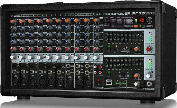 Behringer PMP2000D - mixer a rack amplificato