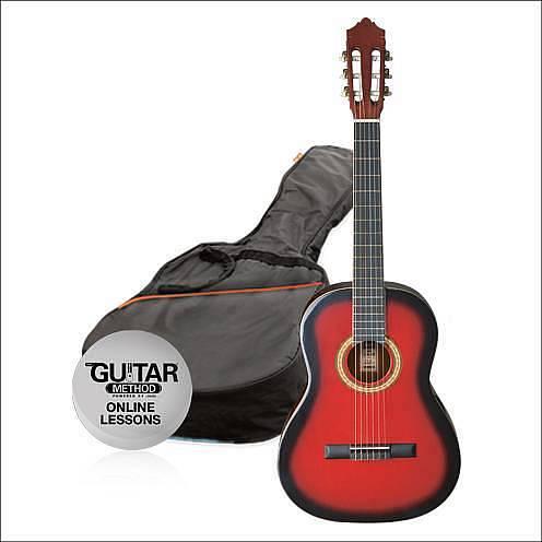Ashton SPCG34-TRB - kit per imparare la chitarra classica tre quarti