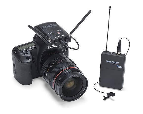 Samson CONCERT 88 UHF Camera Lavalier System - C (638-662 MHz) per videocamera e fotocamera