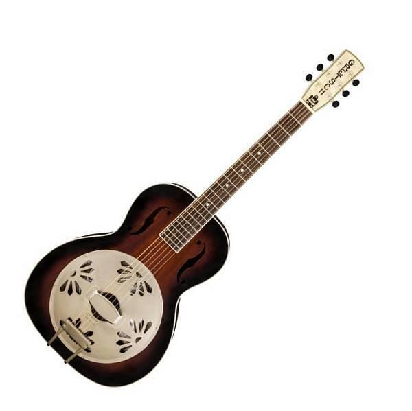 Gretsch G9240 Alligator Round-Neck Mahogany Body Biscuit Cone Resonator 2C Sunburst