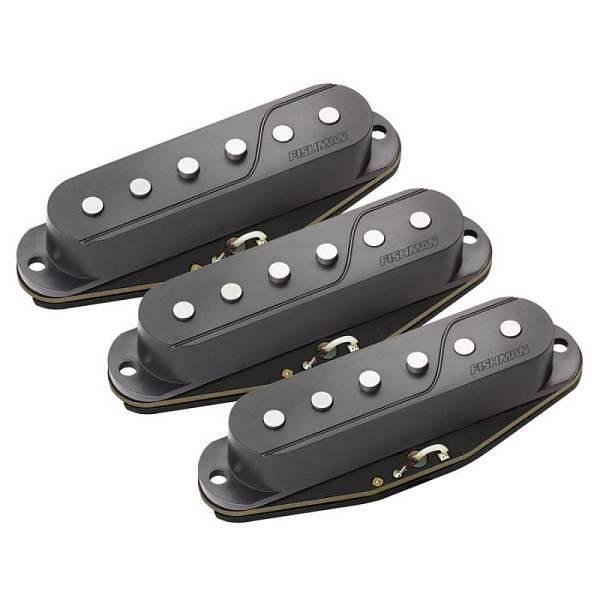 Fishman PRF-STR-BK3 Fluence Single Black, Set/3