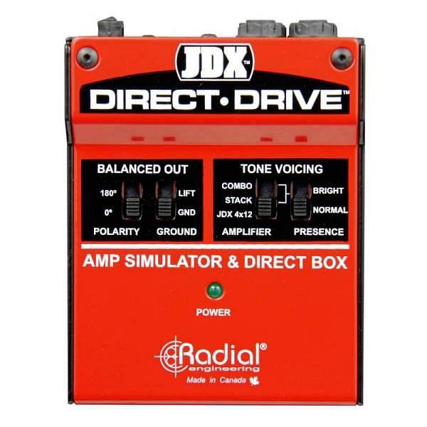 Radial JDX Direct Drive - DI con simulazione amplificatore
