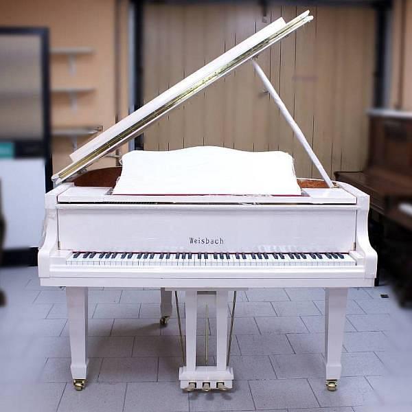 Weisbach 142HZ - bianco - pianoforte acustico un quarto di coda