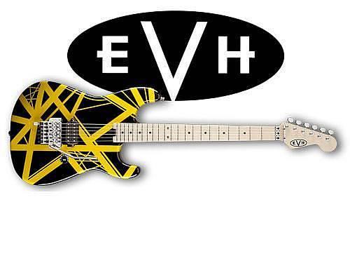 EVH Stripe Series Black w/Yellow stripes